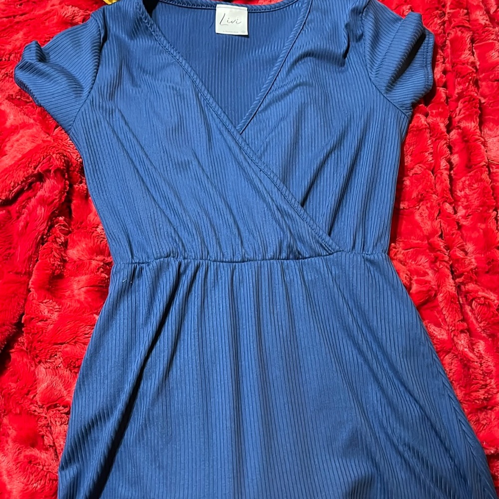 Royal blue dress
